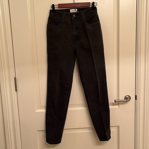 EUC Vintage Talbots High Waist Jeans Black Size 6 Petite - Picture 11 of 16